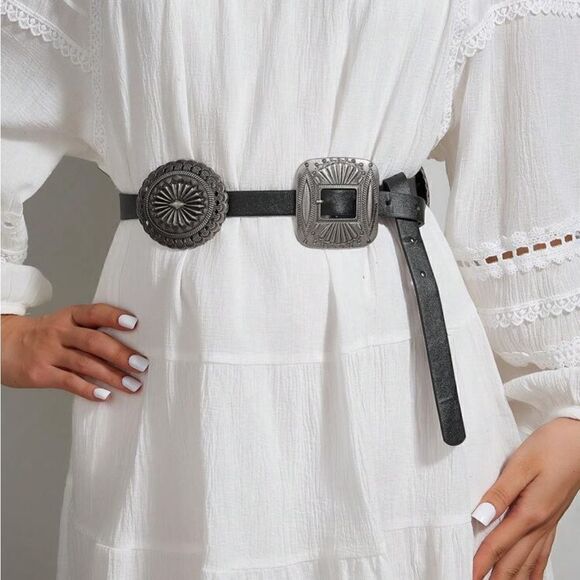 Bohemian cowboy belt A417 - Picture 7 of 7